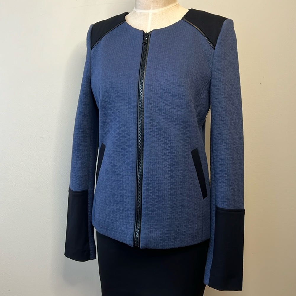Laundry by Shelli Segal Women’s Full Zipper Crew Neck Jacket size 6